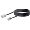 Verkkokaapeli Schwaiger 3,0 m RJ-11 - RJ-45 3 m musta