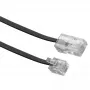 Verkkokaapeli Schwaiger 3,0 m RJ-11 - RJ-45 3 m musta