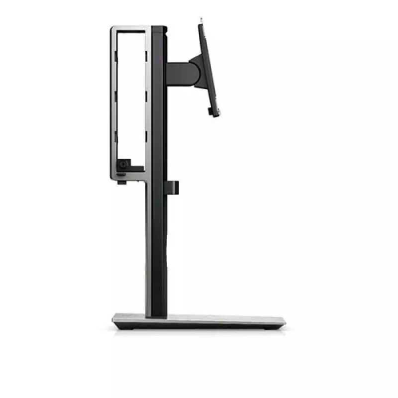DELL Micro Form Factor All-in-One -teline - MFS18, vapaasti seisova, 5,7 kg, 48,3 cm (19 inch), 68,6 cm (27 inch), korkeussäätö, musta, hopea