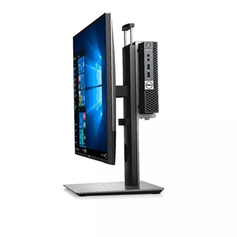 DELL Micro Form Factor All-in-One -teline - MFS18, vapaasti seisova, 5,7 kg, 48,3 cm (19 inch), 68,6 cm (27 inch), korkeussäätö, musta, hopea