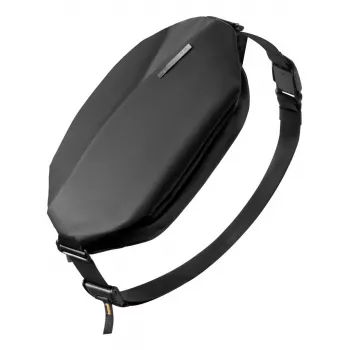 Olkalaukku Inateck LB03014 — unisex polyesteri 900D, vetoketju, 4 l, musta