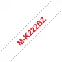 Brother M-K222BZ merkintänauha punainen valkoisella