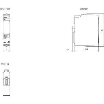 Siemens SIMATIC ET 200SP 6ES7131-6BF01-0AA0 digitaalinen tulomoduuli, DI 8x24VDC Basic