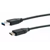 USB-kaapeli Schwaiger LK 050 C USB 3.2 Gen 2 0,5m USB A USB C musta