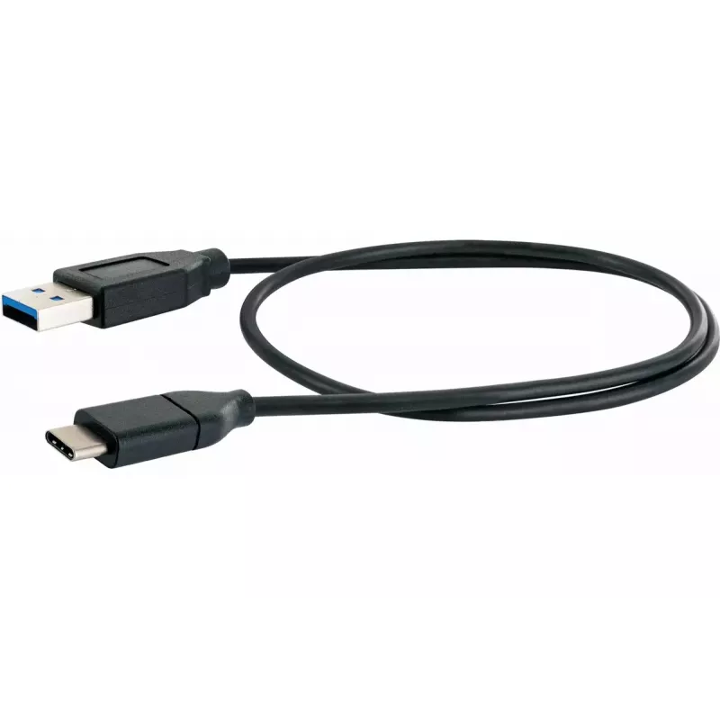 USB-kaapeli Schwaiger LK 050 C USB 3.2 Gen 2 0,5m USB A USB C musta