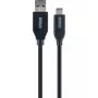 USB-kaapeli Schwaiger LK 050 C USB 3.2 Gen 2 0,5m USB A USB C musta