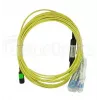 Kuitu-kaapeli MPO 4x LC BlueOptics CBL-MPO12-4LC-SMF-10M 10m G.657.A1