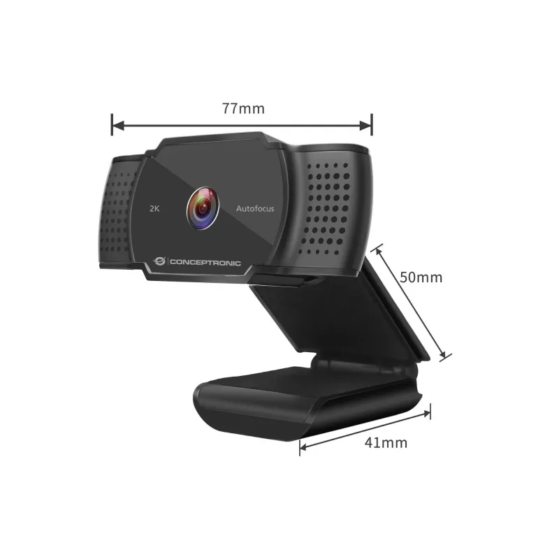 Conceptronic AMDIS 2K Super HD automaattitarkenteinen verkkokamera mikrofonilla
