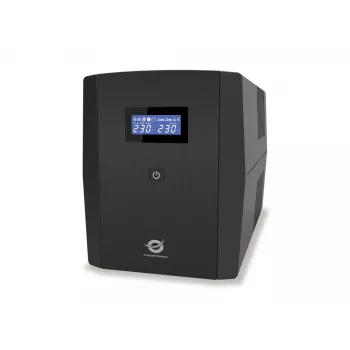 Conceptronic ZEUS03G 1200VA 720W UPS, 4 UK-pistorasiaa, HID-USB, RJ45 tulo/lähtö, AVR