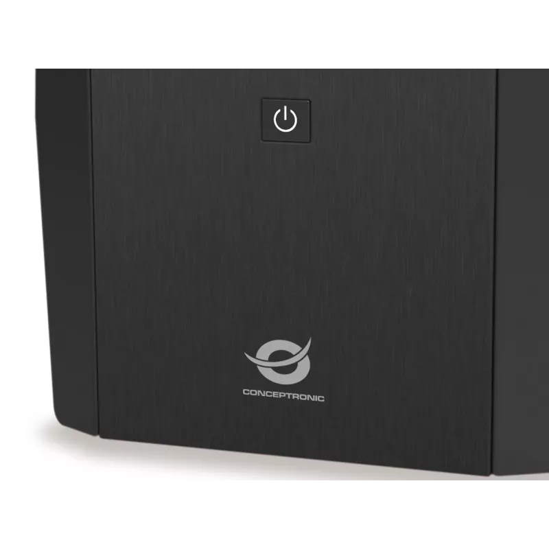 Conceptronic ZEUS03G 1200VA 720W UPS, 4 UK-pistorasiaa, HID-USB, RJ45 tulo/lähtö, AVR