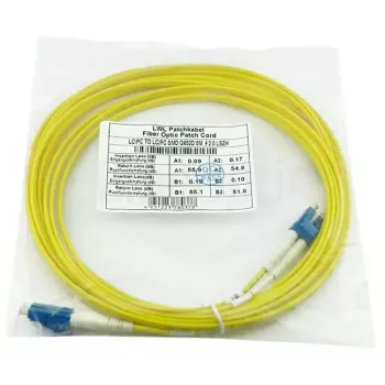 LWL-patchkaapeli BlueOptics SFP3131BU2MK — OS2 yksimuotokuitu, 2 m, LC–LC, 9 µm, täysduplex