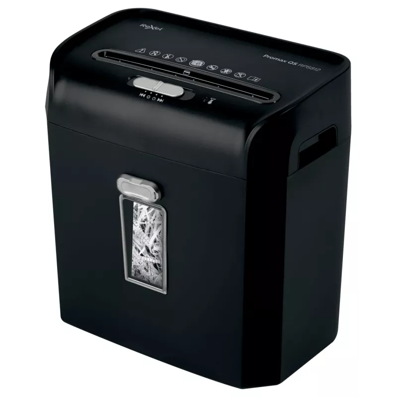 Rexel ProMax RPS812 suikalointisilppuri P2, suikalointi, 22 cm, 6 mm, 12 L, 88 arkkia, 58 dB
