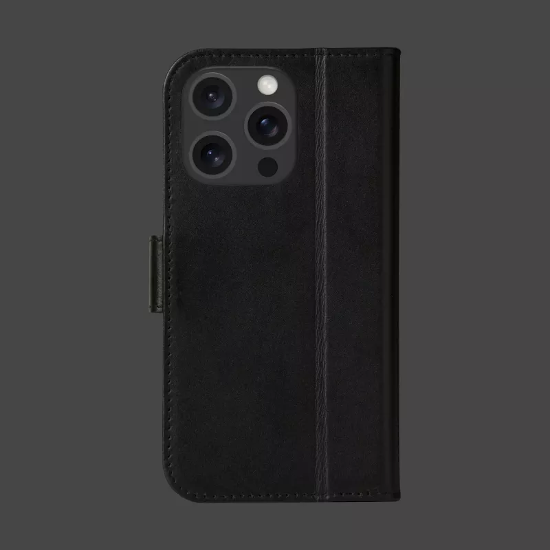 Folio-kotelo dbramante1928 iPhone 16 Pro musta 3 korttipaikkaa