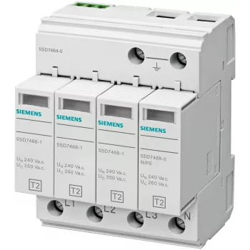 Siemens 5SD7464-0 ylijännitesuoja, tyyppi 2, 350 V TN-S/TT