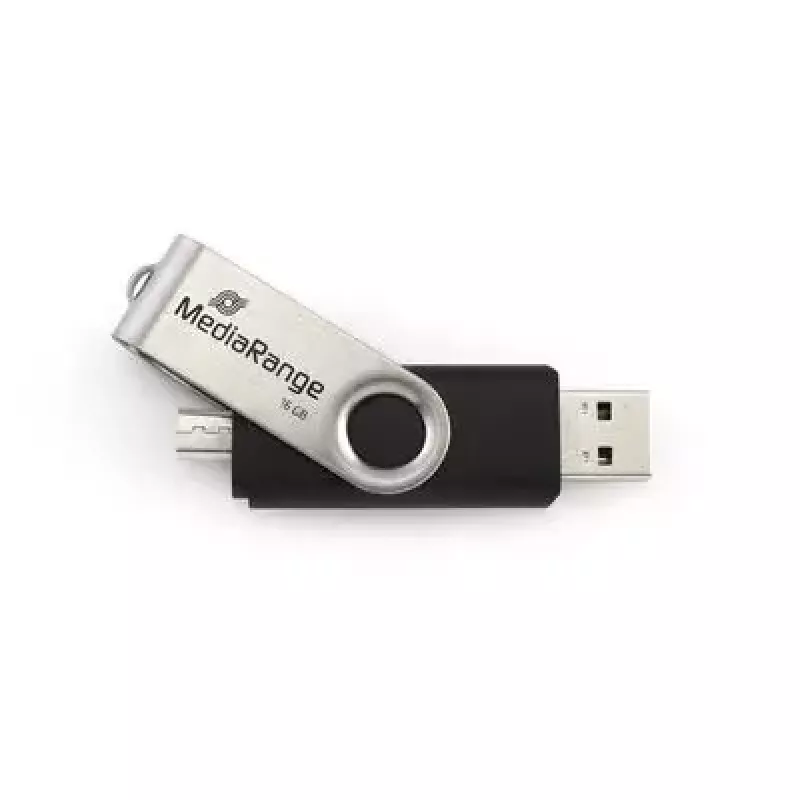 USB-muistitikku MediaRange 8 GB USB Type-A Micro-USB MR930-2