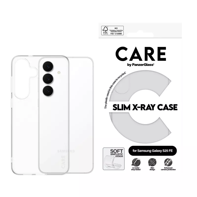 PanzerGlass CARE™ by ® X-Ray -kotelo Samsung Galaxy S25 FE 5G