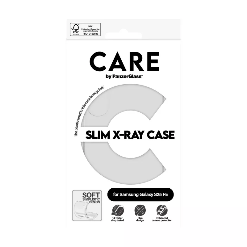 PanzerGlass CARE™ by ® X-Ray -kotelo Samsung Galaxy S25 FE 5G