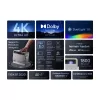 Standard-Throw-projektori XGIMI 1800 ANSI lumen LED UHD 4K 3D valkoinen