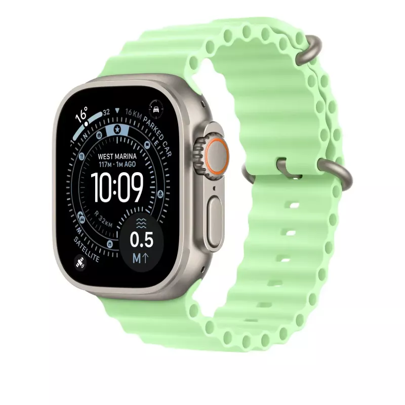 Ranneke Apple Natural Titanium Finish MGCG4ZM/A vihreä fluoroelastomeeri 49 mm