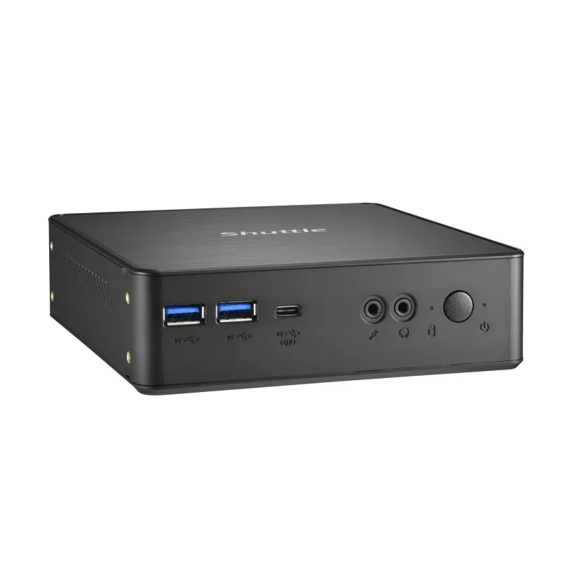 Shuttle Nano PC NC4010BAV2, Intel Celeron 7305, 8GB DDR4, 128GB M.2, 1x HDMI, 1x DP, 7x USB, 1x LAN, sis. VESA ja jalusta