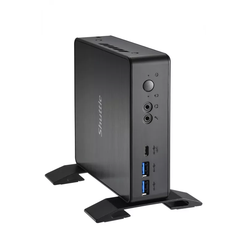 Shuttle Nano PC NC4010BAV2, Intel Celeron 7305, 8GB DDR4, 128GB M.2, 1x HDMI, 1x DP, 7x USB, 1x LAN, sis. VESA ja jalusta