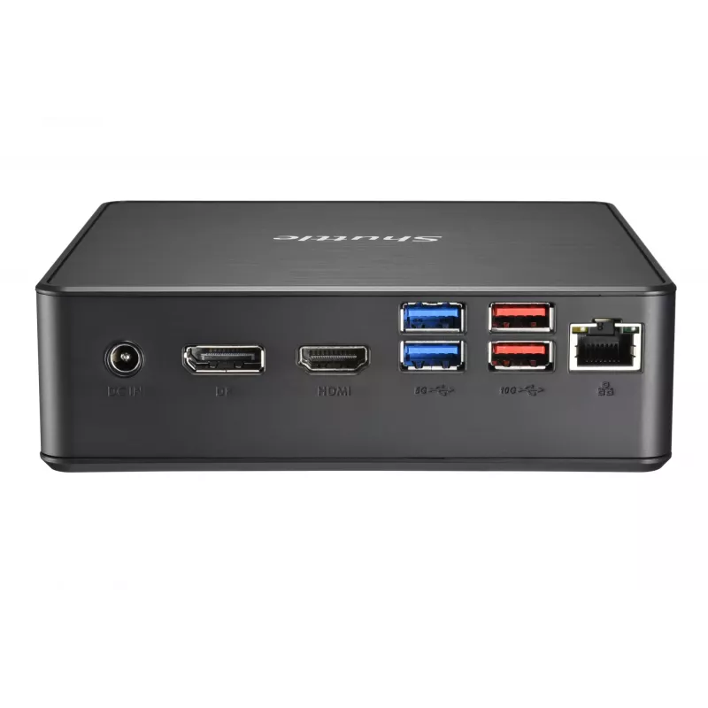 Shuttle Nano PC NC4010BAV2, Intel Celeron 7305, 8GB DDR4, 128GB M.2, 1x HDMI, 1x DP, 7x USB, 1x LAN, sis. VESA ja jalusta