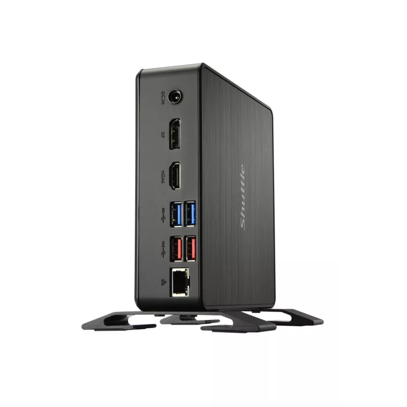 Shuttle Nano PC NC4010BAV2, Intel Celeron 7305, 8GB DDR4, 128GB M.2, 1x HDMI, 1x DP, 7x USB, 1x LAN, sis. VESA ja jalusta