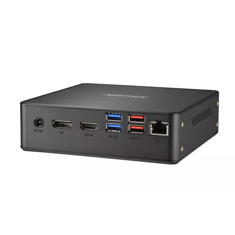 Shuttle Nano PC NC4010BAV2, Intel Celeron 7305, 8GB DDR4, 128GB M.2, 1x HDMI, 1x DP, 7x USB, 1x LAN, sis. VESA ja jalusta