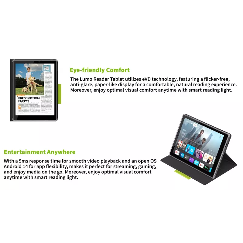 Hannspree Lumo 7.8 Reader -tabletti 64 GB 19,8 cm (7,8