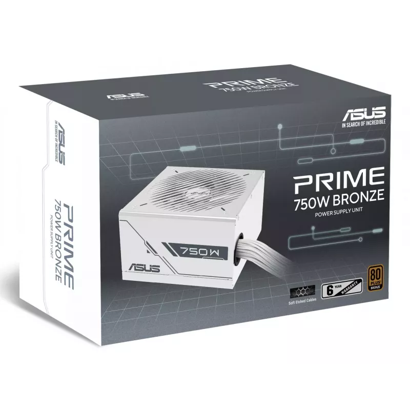 ASUS Prime 750W Bronze White Edition virtalähde 20+4-Pin ATX ATX