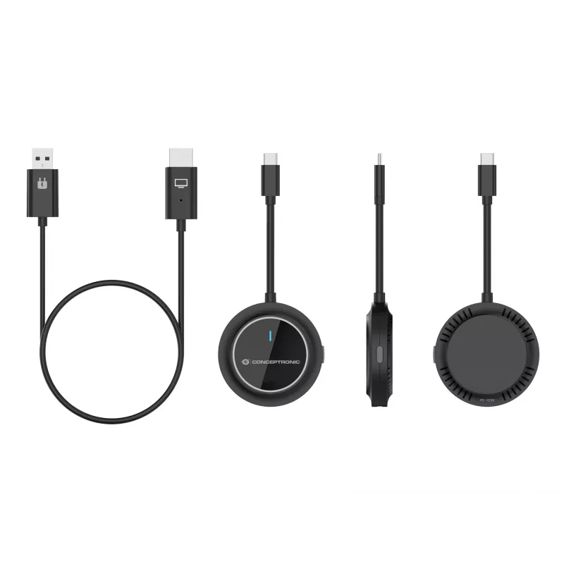 Conceptronic ATHERIC01B langaton USB-C–HDMI-näyttösarja 1080P