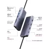 ICY BOX IB-DK4062-CPD langallinen USB 3.2 Gen 1 (3.1 Gen 1) Type-C antrasiitti
