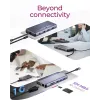 ICY BOX IB-DK4062-CPD langallinen USB 3.2 Gen 1 (3.1 Gen 1) Type-C antrasiitti