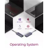 ICY BOX IB-DK4062-CPD langallinen USB 3.2 Gen 1 (3.1 Gen 1) Type-C antrasiitti