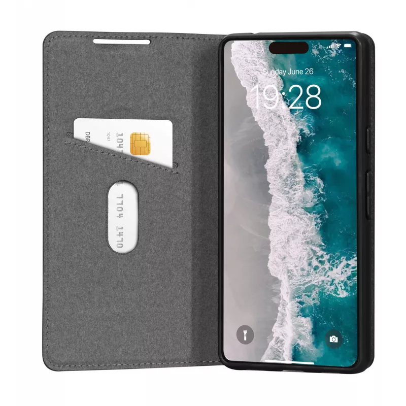 Folio-kotelo dbramante1928 Bulk Bergen iPhone 15 musta