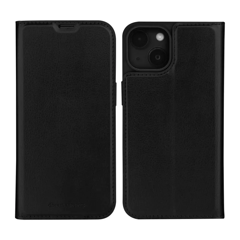 Folio-kotelo dbramante1928 Bulk Bergen iPhone 15 musta