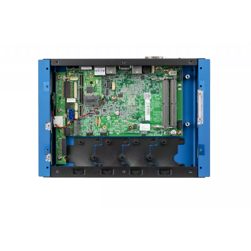 Shuttle BPCAL02-i5 teollisuus-box-PC, Core i5-1235U, 2x SO-DIMM, 2x LAN, 1x COM, 1x HDMI, 4x USB, tuulettimeton, 24/7 jatkuva käyttö