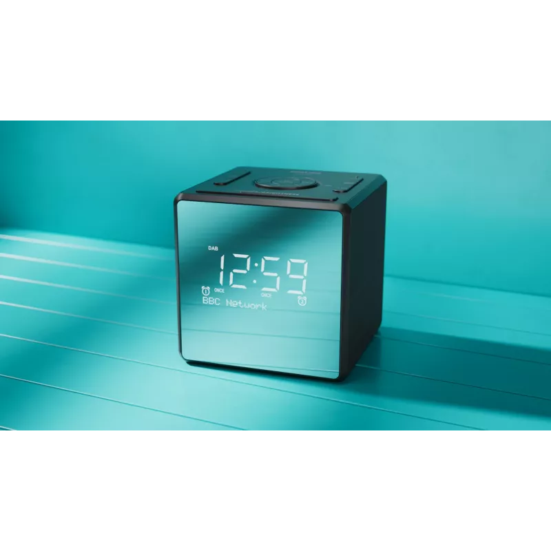 Digitaalinen herätyskello Philips TAR4600/10 musta LCD AC/paristo
