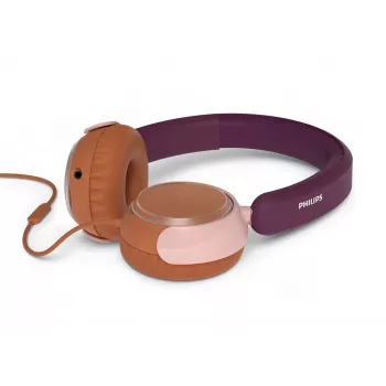 Philips 2000 series TAK2000MP/00 kuulokkeet/headset johdollinen panta puhelut/musiikki USB Type-C oranssi, violetti, vaaleanpunainen