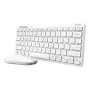 Näppäimistö-hiiri-sarja TRUST Lyra Mini Wireless QWERTZ (RF + Bluetooth) valkoinen, saksalainen näppäimistöasettelu