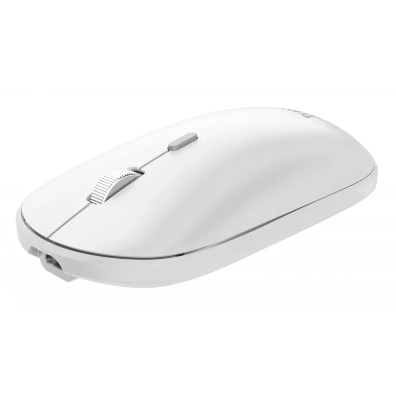 Näppäimistö-hiiri-sarja TRUST Lyra Mini Wireless QWERTZ (RF + Bluetooth) valkoinen, saksalainen näppäimistöasettelu