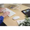 Näppäimistö-hiiri-sarja TRUST Lyra Mini Wireless QWERTZ (RF + Bluetooth) valkoinen, saksalainen näppäimistöasettelu