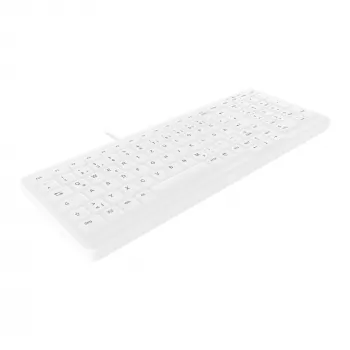 Contour Design Active Key Contour ClassicClean Medical näppäimistö IP68 kompakti johdollinen valkoinen DE C7000