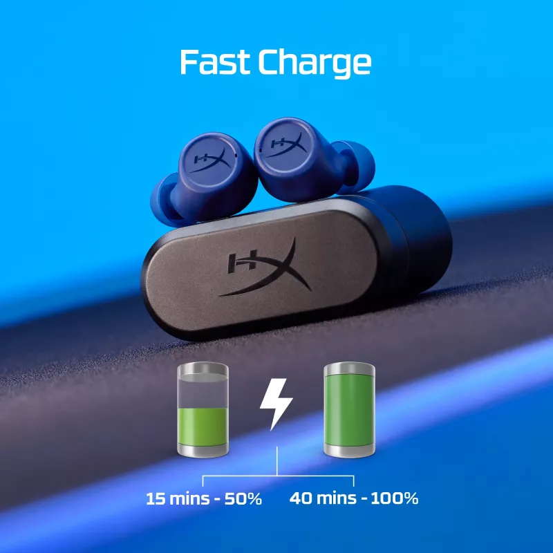 In-Ear Wireless -kuulokemikrofoni Kingston HyperX Cirro Buds Pro musta — Bluetooth, 20–20000 Hz, 0,3 m kaapeli