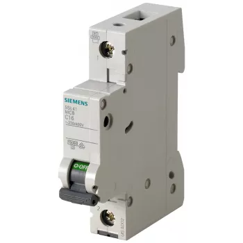 Siemens 5SL4106-6 suojakatkaisija miniatyyrijohdonsuojakatkaisija tyyppi B 1