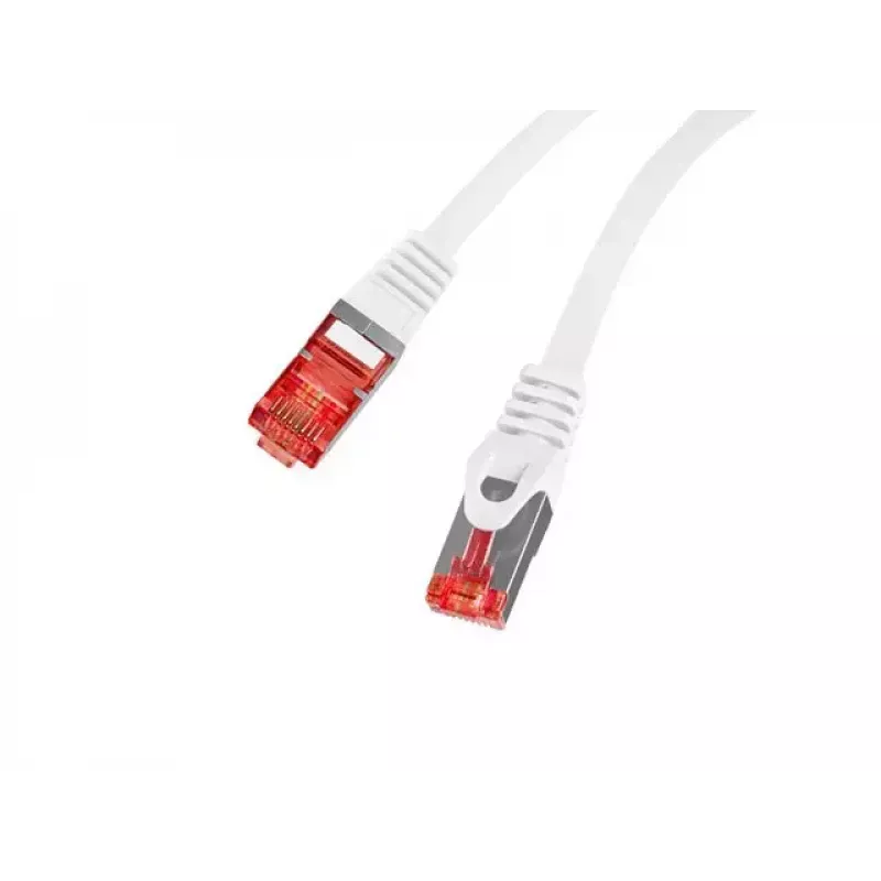 LANBERG Cat6 S/FTP (S-STP) verkkokaapeli, RJ-45–RJ-45, 2 m, valkoinen