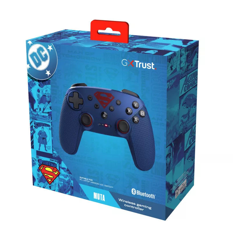 Peliohjain Trust GXT 542SM Muta sininen Bluetooth RF USB Android Nintendo Switch PC iOS
