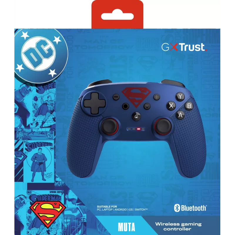 Peliohjain Trust GXT 542SM Muta sininen Bluetooth RF USB Android Nintendo Switch PC iOS
