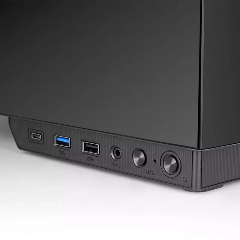 PC-kotelo TACENS MARS MC-PULSAR LCD ATX Midi Tower, karkaistu lasi, etu-LCD, USB-C, tukee GPU 33,2 cm