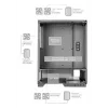 PC-kotelo TACENS MARS MC-PULSAR LCD ATX Midi Tower, karkaistu lasi, etu-LCD, USB-C, tukee GPU 33,2 cm